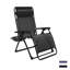 Chaise longue pliante zéro gravité pour terrasse Brevard, noir-1314131975