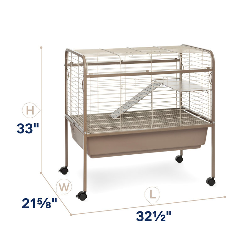 Cage pour petits animaux Bressler, Brun