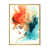 Toile avec cadre flottant or