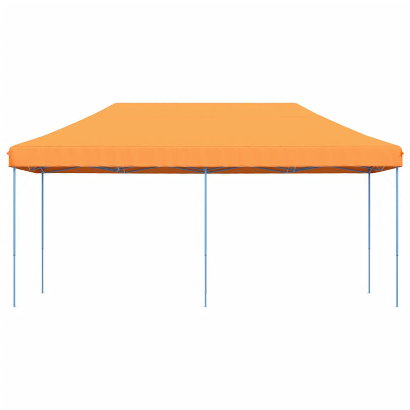 Holasice Steel Pop-Up Gazebo, Blue, Beige, 315cm H x 580cm W x 292cm D