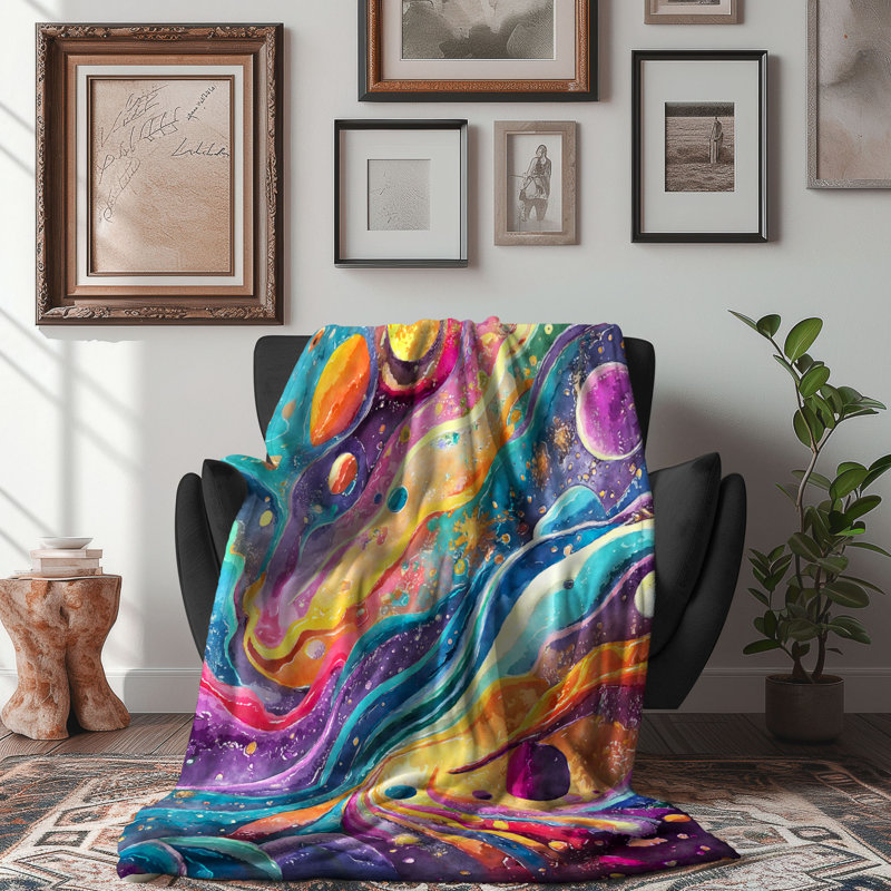 Throw Blanket, 50" W x 60" L