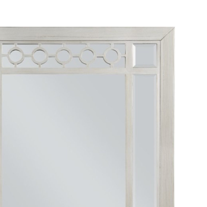 Miroir d'appoint mural en résine blanc