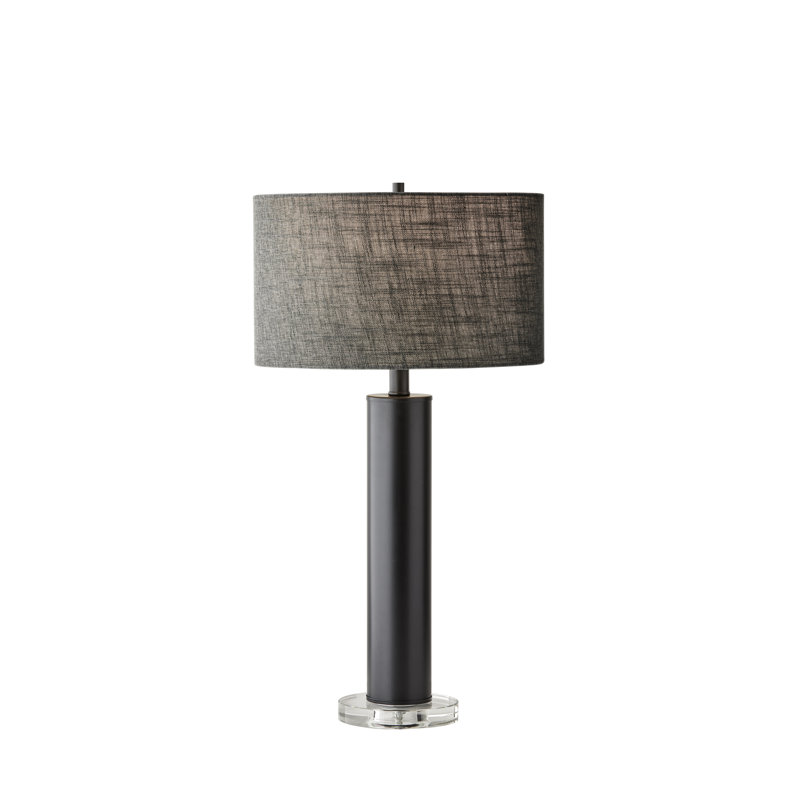 Lampe de table 25,5 po Kluge, Noir, Brun