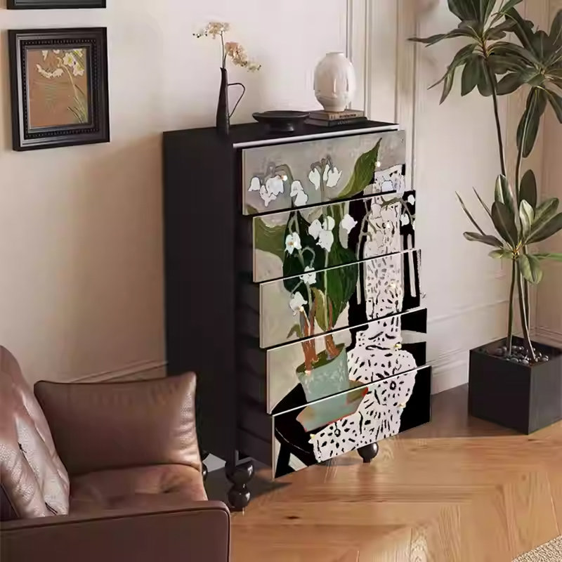 Stylish Five-Drawer Storage Cabinet