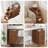 Narrow End Table With 3 Deep Drawers-837725368