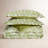 Acworth Green/Ivory Standard Cotton 3 Piece Duvet Cover Set-592673354
