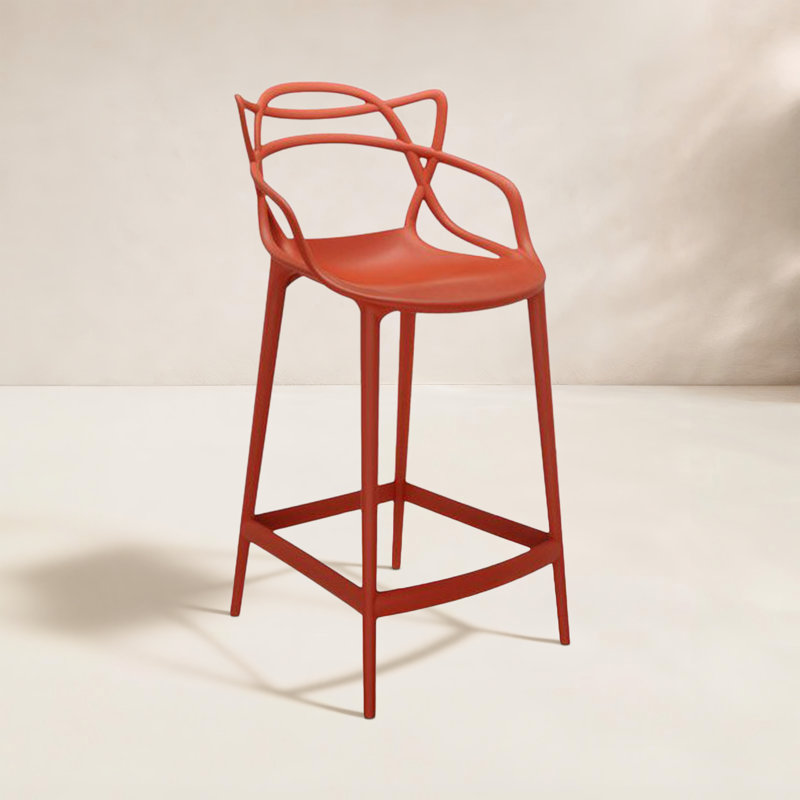 Tabouret Master, 25.6", Orange rouillé