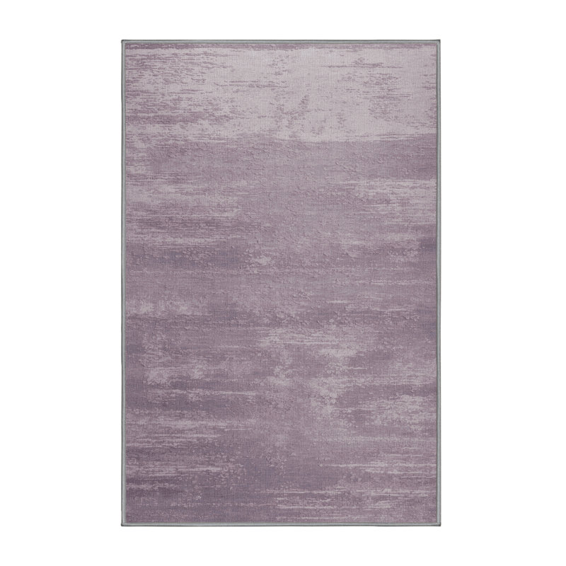 Tapis rose lavable à la machine, Rectangle 5 pi x 8 pi