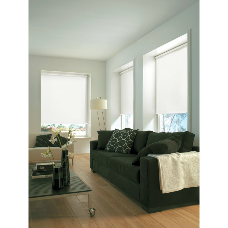 Semi Sheer Roll-Up Shade, 180 cm L x 182 cm W, Uni white