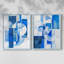 Série ABSTRACT CVI - reproduction encadrée de qualité supérieure - prête à être accrochée - aucun clou requis - aucun clou requis-173377897-173377877