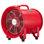 Ventilateur à grande vitesse anti-déflagrant iLIVING, extracteur de fumée, ventilateur portatif d'évacuation et de ventilation, ventilation à 3300 tr / min, rouge