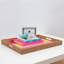 Plateau de table repose-pieds/café