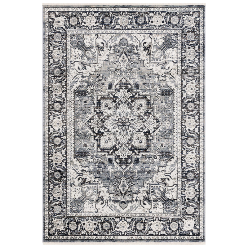 Tapis performance persan oriental rétro, Rectangle 5 pi 3 po x 7 pi 7 po