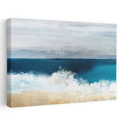 Beachfront Abstract Coastal Wall Art Print