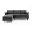 Canapé et chaise longue en velours de 86,6 po Demeter-70528700-70355960