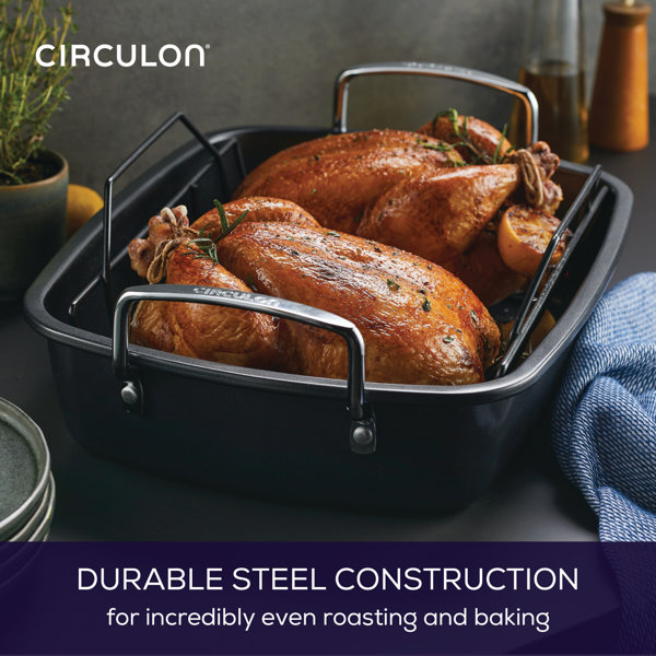 baking pan turkey broiler pan