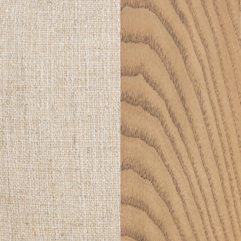 Norman Swivel Accent Chair Natural