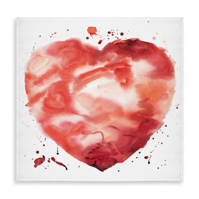 Big Heart Shapes Tablecloth - Indoor/Outdoor Home Decor