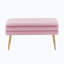 Banc de rangement en velours Agostino-486092664