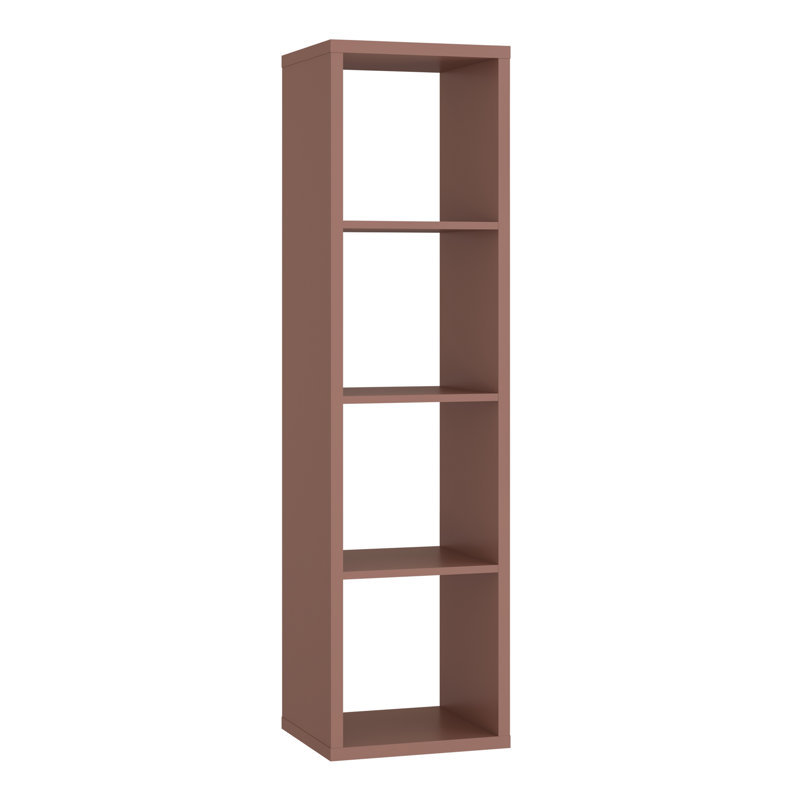 Mauro Cube Bookcase, Orange, (3 Shelves) 141.8cm.H x 141.8cm.W x 141.8cm.D