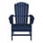 Seashell Upright Adirondack Chair (Set Of 2)-1644548911