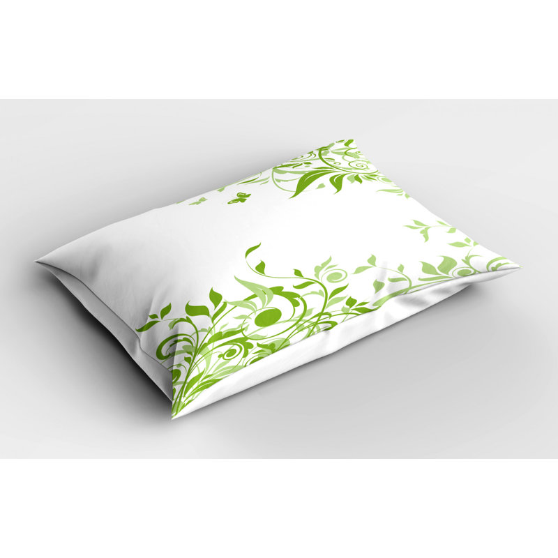 Spring Polyester Floral Sham Set, King