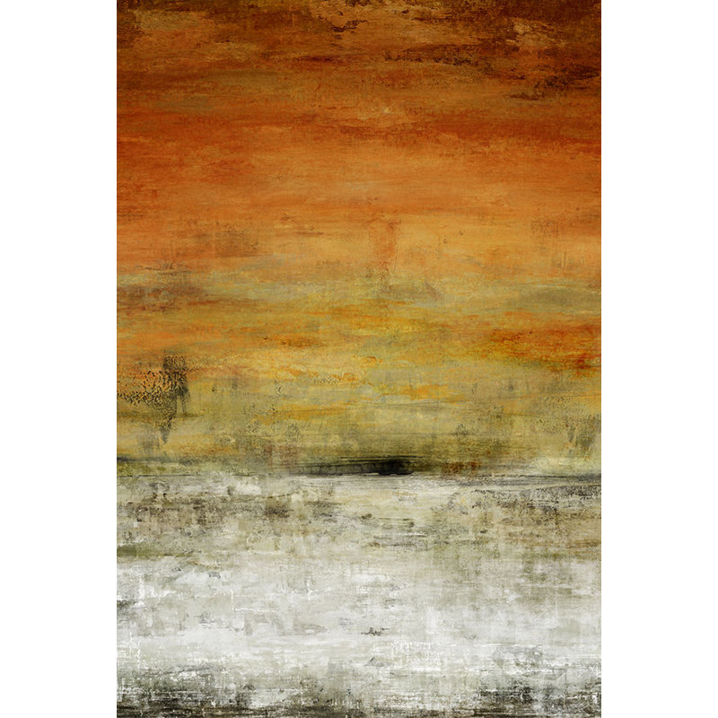 Rustic Fields I Painting by Sofia Fox, Knife Gel, 81" H x 54" W x 1.5" D