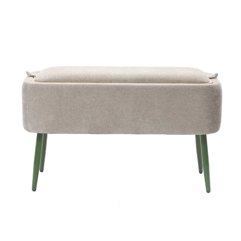 Banc de rangement rembourré avec mini-table de billard amovible et rangement dissimulé