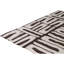 Tapis rectangulaire en laine à tissage plat