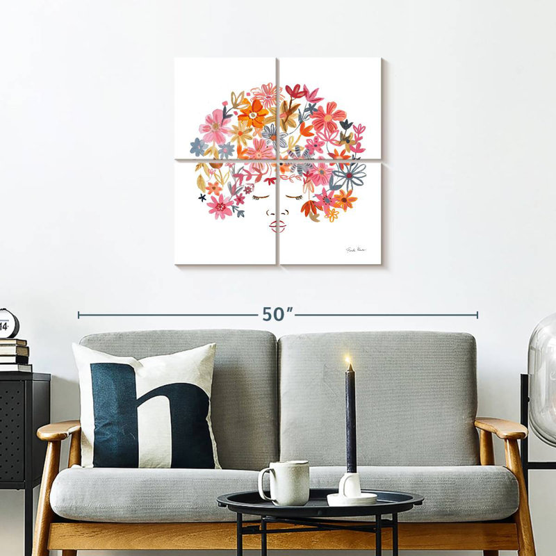 Beautés florales Leisha, H 26 po x l 26 po