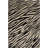 Strickland Animal Print Hand Knotted Wool Ivory/Black Area Rug-1285664055