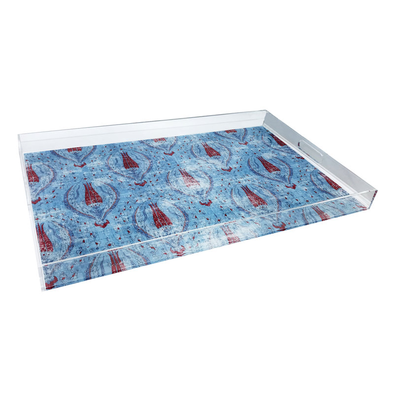 Plateau décoratif Byzantine, 22.5"W x 14.5"D x 2"H