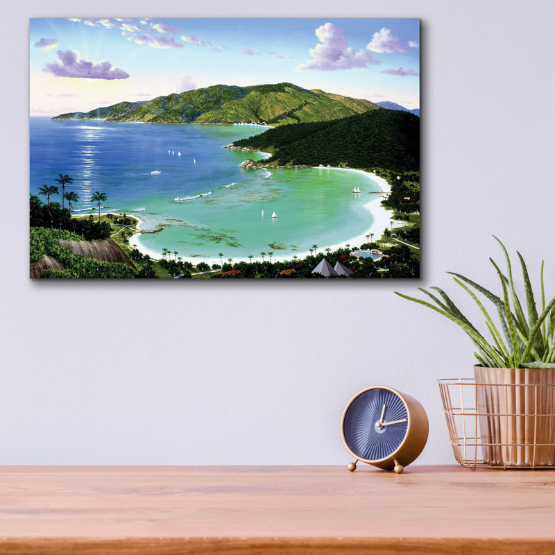 Art mural en verre acrylique, H 12 po x l 16 po x P 0,13 po