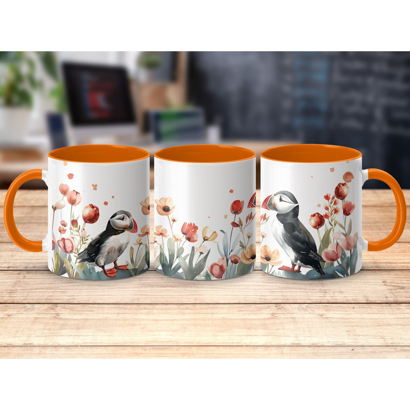 Ceramic Coffee Mug, Orange