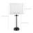 23'' Modern Glass Table Lamp Set with 3-Way Touch Control and USB A&C-671013006