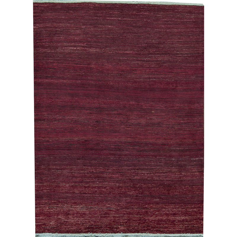 Hand-Knotted High-Quality Red Area Rug