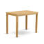 Ensemble de table de salle à manger à hauteur de comptoir 3 pièces comprenant une table de pub rectangulaire et 2 chaises de salle à manger, chêne-333187860-270701675