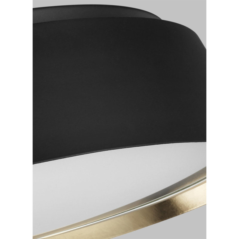 Adriatic Flush Mount, Midnight Black