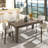 106.3 Inch Large Extendable Dining Table