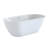 63" Acrylic Freestanding Bathtub, Deep Soaking With Stainless Steel Brackets, Non - Porous Finish For Maintenance With Integrated Overflow And Scratch Surface, Ideal Home Bathing