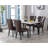 Modern Upholstered Faux Leather Dining Chairs Set Of 4 Mid Century Dining Room Chairs Tufted Ring Back Kitchen Dining Chairs Comfortable Side Chairs With Nail Head Trim-100752896