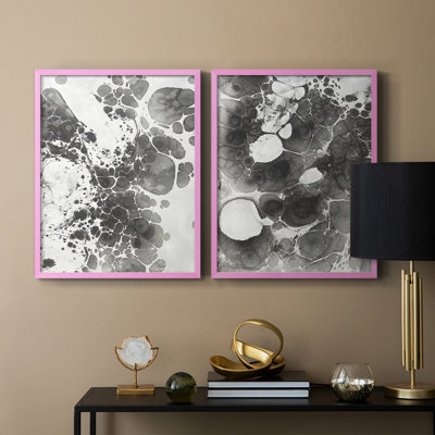 Marbling III-Premium Framed Print -Ready to Hang - No Nails Required - No Nails Required