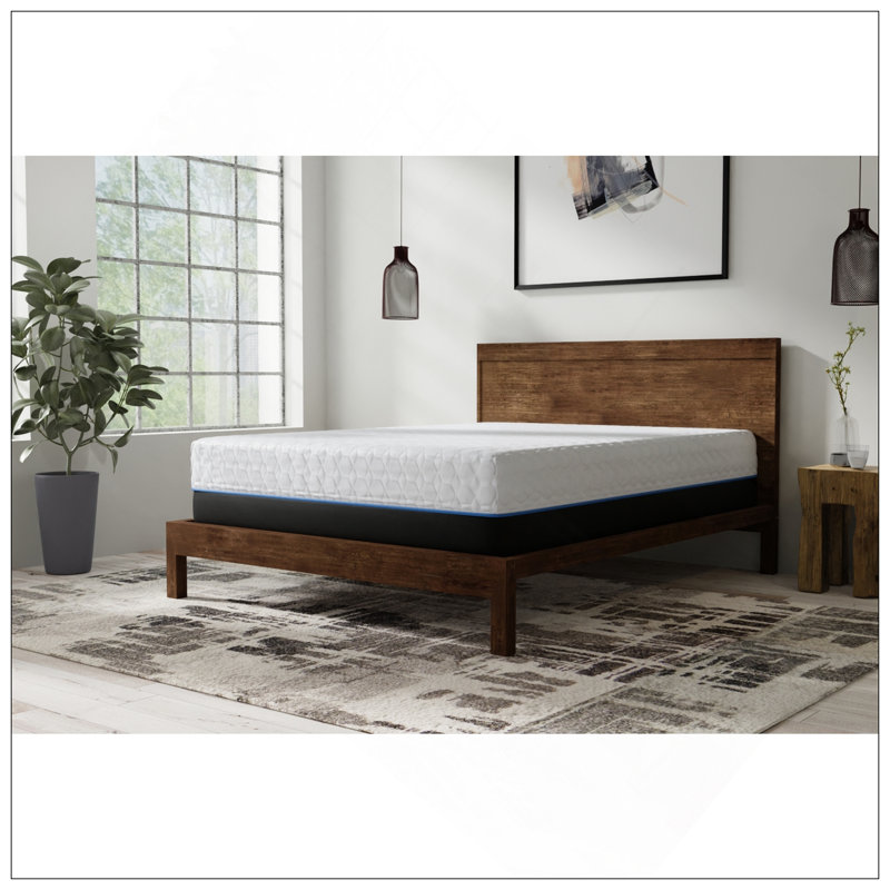 Infused 14 Inch Plush Memory Foam Mattress, King