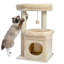 Tour d'intérieur pour chat en sisal naturel-1801140018