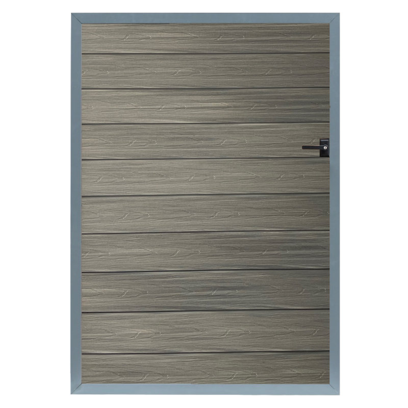 62'' H x 44'' W Composite Gate, Dark Gray