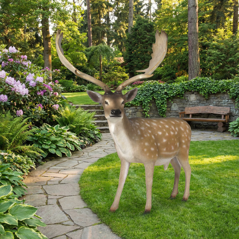 Gamino Deer Plastic Garden Statue