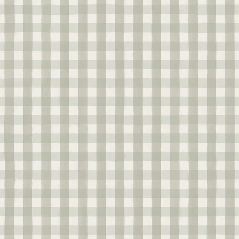Superfresco Easy Hattie Gingham Wallpaper, Sage