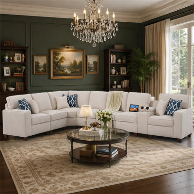 Sectional Sofa With Ottoman