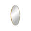 Oxford Round Brass Mirror