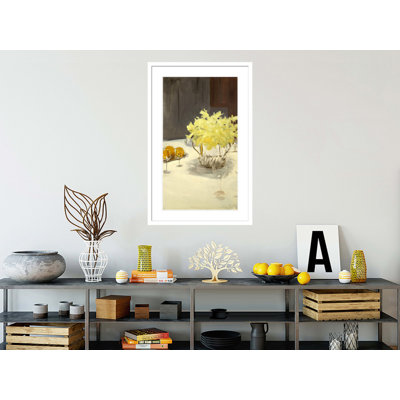 «Still Life with Daffodils» par John Singer Sargent, impression giclée sur cadre